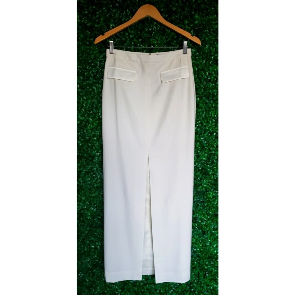 J.Crew Collection tuxedo maxi skirt in wool